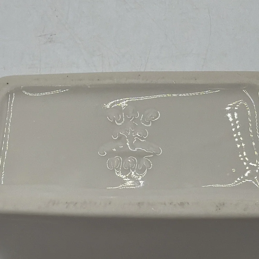 Vintage Geese & Ribbon Small Casserole Baking Dish Mini Loaf Pan USA